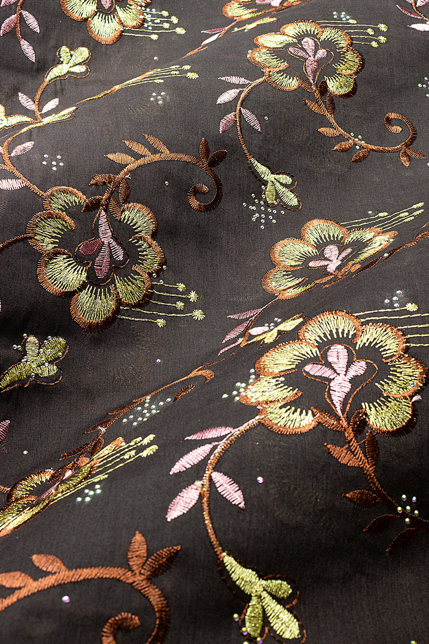 Voile Lace in Chocolate Brown - VL708